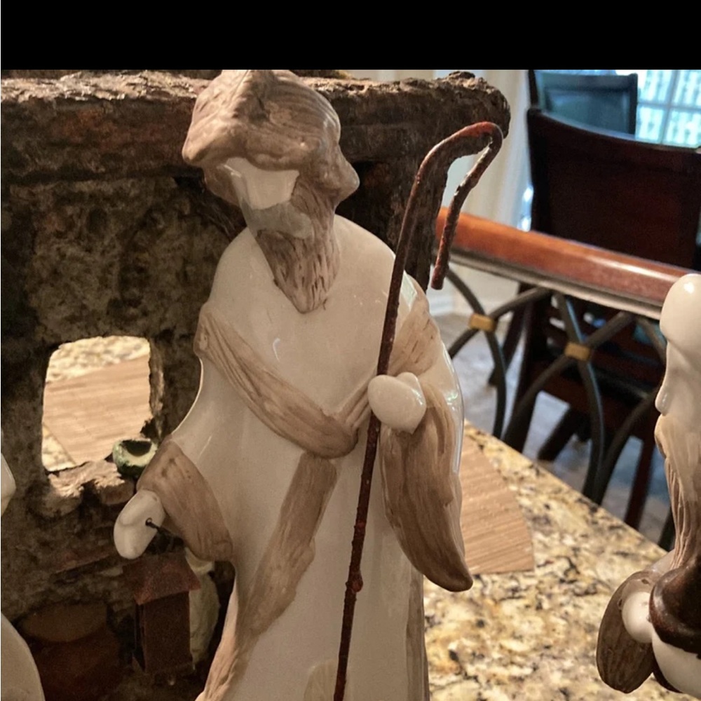 Complete nativity set figures matte finish, crèche, mat - Picture 2 of 9